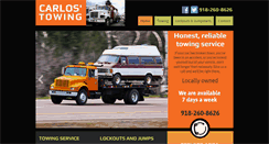 Desktop Screenshot of carlostowing.com